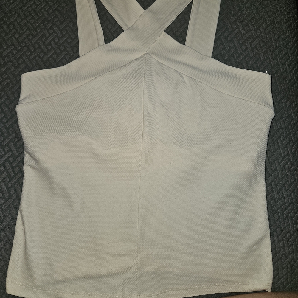 Calia Cream Halter Tank Top